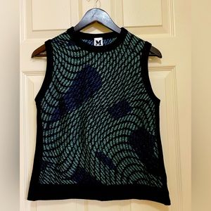 Missoni Knit Sleeveless Sweater Size S-M Italian size 42